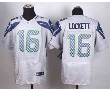 nike nfl jerseys seattle seahawks 16 lockett grey[Elite]