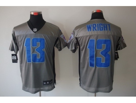 Nike Tennessee Titans 13 Kendall Wright Grey Elite Shadow NFL Jersey