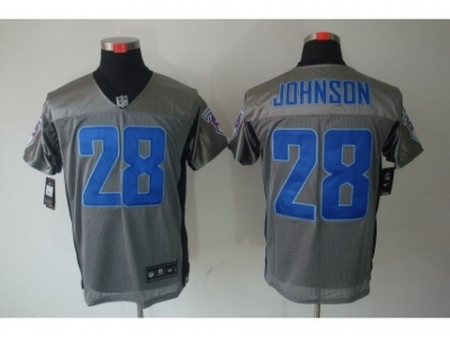 Nike Tennessee Titans 28 Chris Johnson Grey Elite Shadow NFL Jersey