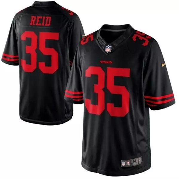 Mens San Francisco 49ers 35 Eric Reid Nike Black Limited NFL Jer