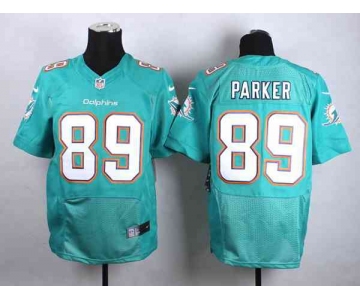 nike nfl jerseys miami dolphins 89 parker green[Elite]