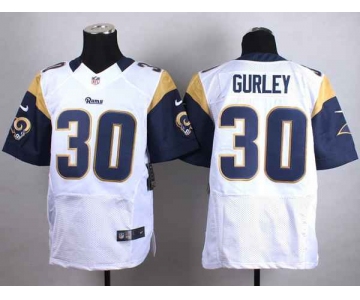 nike nfl jerseys st. louis rams 30 gurley white[Elite][gurley]