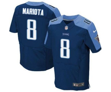 nike nfl jerseys tennessee titans 8 mariota dk.blue[Elite][mariota]