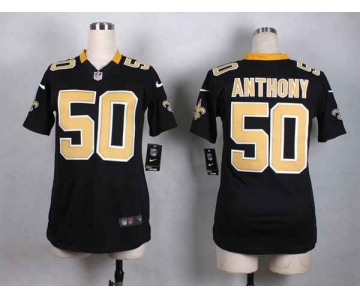 nike women nfl jerseys new orleans saints 50 anthony black[nike]