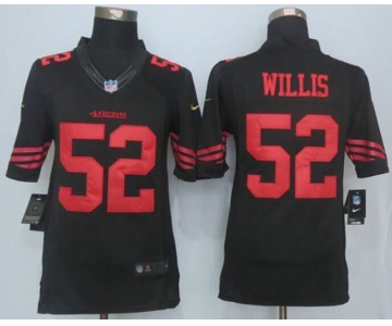 nike nfl jerseys san francisco 49ers 52 willis black[nike Limited][willis]