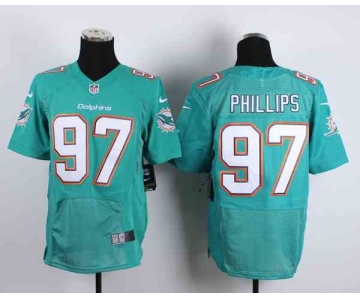 nike nfl jerseys miami dolphins 97 phillips green[Elite]