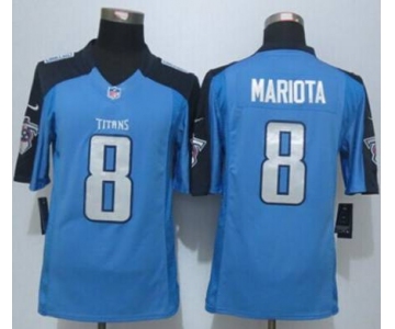 nike nfl jerseys tennessee titans 8 mariota lt.blue[nike limited][mariota]