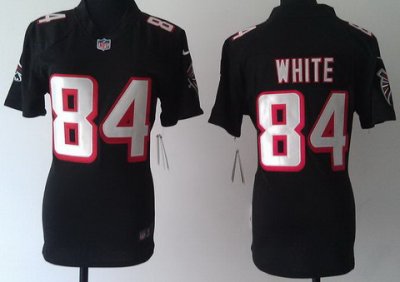 Women Nike Atlanta Falcons #84 Roddy White Black NFL Jerseys