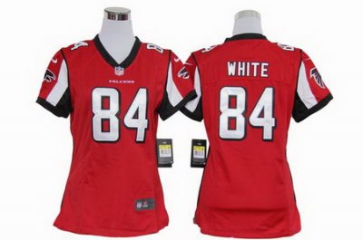 Women Nike Atlanta Falcons #84 Roddy White Red Jerseys