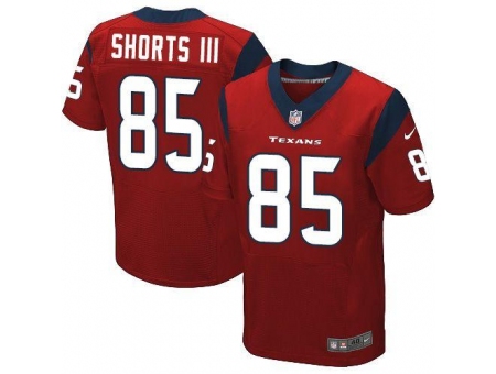 Nike Houston Texans 85 Cecil Shorts III Red Elite NFL Jersey