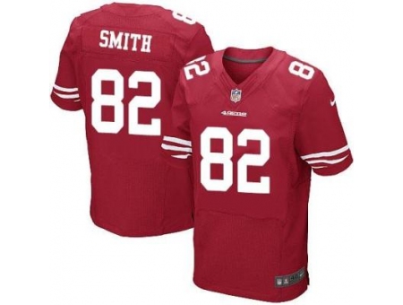 Youth Nike San Francisco 49ers 82 Torrey Smith Red NFL Jersey