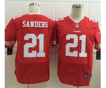 nike nfl jerseys san francisco 49ers 21 sanders red[Elite][sanders]