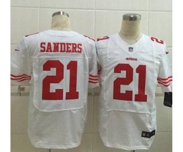 nike nfl jerseys san francisco 49ers 21 sanders white[Elite][sanders]