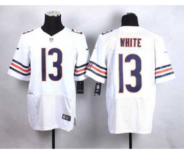 nike nfl jerseys chicago bears 13 white white[Elite][white]