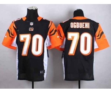 nike nfl jerseys cincinnati bengals 70 ogbuehi black[Elite]