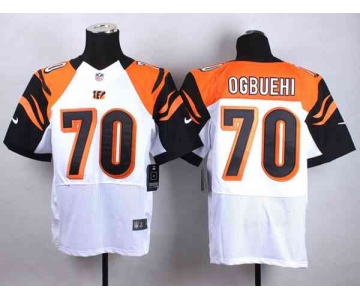 nike nfl jerseys cincinnati bengals 70 ogbuehi white[Elite]