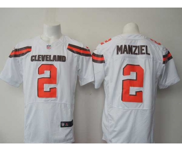 nike nfl jerseys cleveland browns 2 manziel white[Elite][new style]