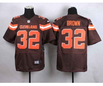 nike nfl jerseys cleveland browns 32 brown brown[Elite][new style]