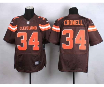 nike nfl jerseys cleveland browns 34 crowell brown[Elite][new style]