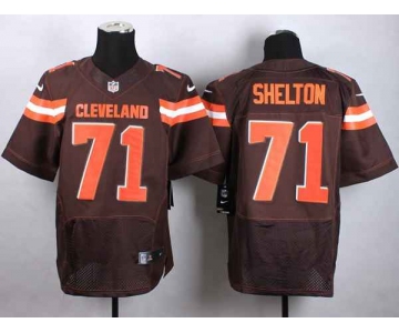 nike nfl jerseys cleveland browns 71 shelton brown[Elite][new style]