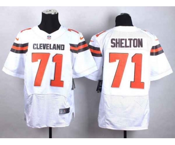 nike nfl jerseys cleveland browns 71 shelton white[Elite][new style]