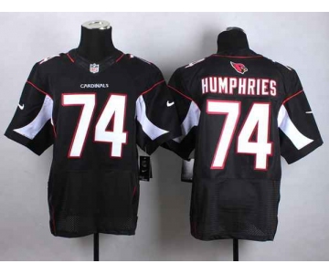 nike nfl jerseys arizona cardinals 74 humphries black[Elite]