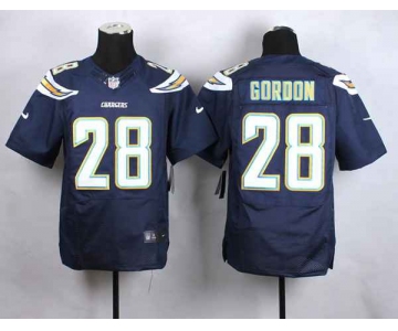 nike nfl jerseys san diego chargers 28 goroon blue[new Elite]