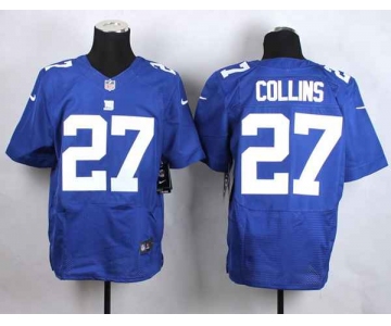 nike nfl jerseys new york giants 27 collins blue[Elite][collins]