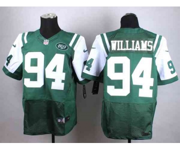 nike nfl jerseys new york jets 94 williams green[Elite]