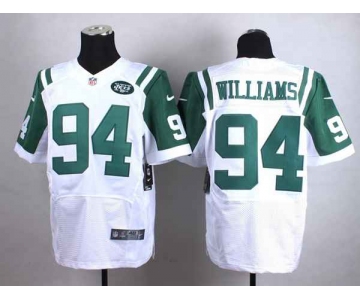 nike nfl jerseys new york jets 94 williams white[Elite]