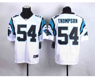 nike nfl jerseys carolina panthers 54 thompson white[Elite]