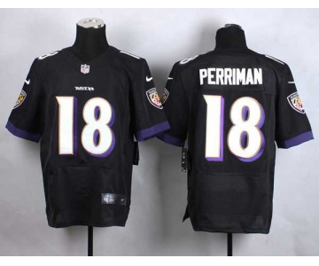 nike jerseys baltimore ravens 18 perriman black[Elite]