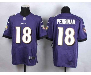 nike jerseys baltimore ravens 18 perriman purple[Elite]