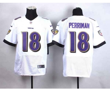 nike jerseys baltimore ravens 18 perriman white[Elite]