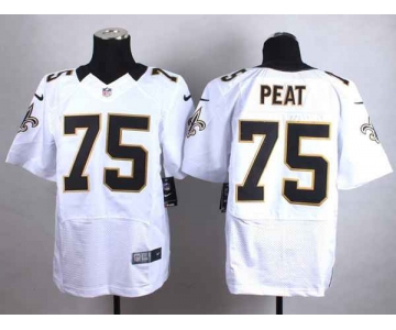 nike nfl jerseys new orleans saints 75 peat white[Elite]