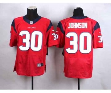 nike nfl jerseys houston texans 30 johnson red[Elite]