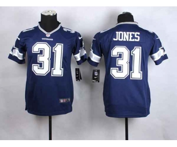 nike youth nfl jerseys dallas cowboys 31 jones blue[nike]