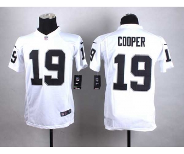 nike youth nfl jerseys oakland raiders 19 cooper white[nike]