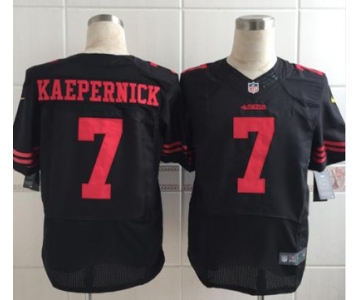 nike nfl jerseys san francisco 49ers 7 colin kaepernick black[Elite]