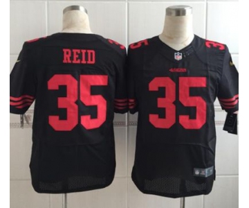 nike nfl jerseys san francisco 49ers 35 reid black[Elite]