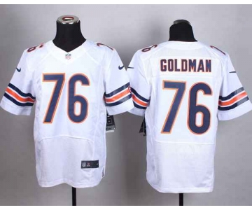 nike nfl jerseys chicago bears 76 goldman white[Elite]