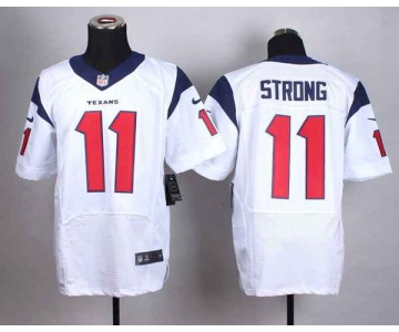 nike nfl jerseys houston texans 11 strong white[Elite]