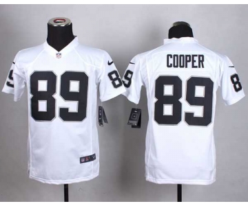 nike youth nfl jerseys oakland raiders 89 cooper white[nike][cooper]