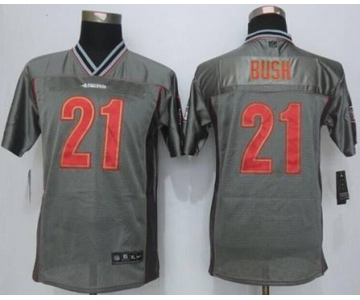 nike youth nfl jerseys san francisco 49ers 21 bush grey[Elite vapor][bush]