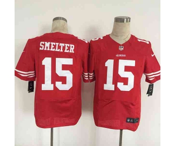 nike nfl jerseys san francisco 49ers 15 smelter red[Elite][smelter]