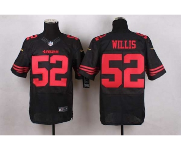 nike nfl jerseys san francisco 49ers 52 patrick willis black[Elite]