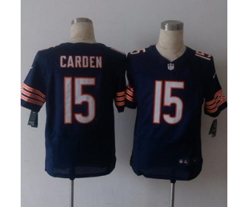 nike nfl jerseys chicago bears 15 carden blue[Elite][carden]