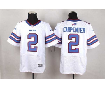 nike nfl jerseys buffalo bills 2 carpenter white[Elite]