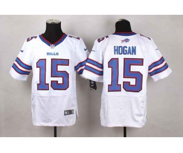 nike nfl jerseys buffalo bills 15 hogan white[Elite]