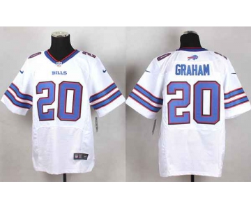 nike nfl jerseys buffalo bills 20 graham white[Elite]